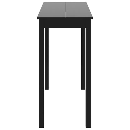 Tavolo da Bar in MDF Nero 115x55x107 cm - homemem39