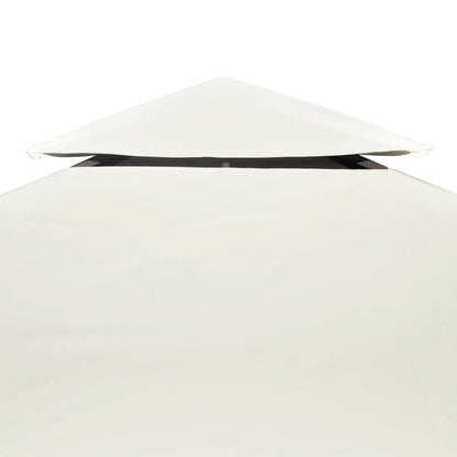 Telo di Ricambio per Gazebo 310g/m² Bianco Crema 3x3m - homemem39