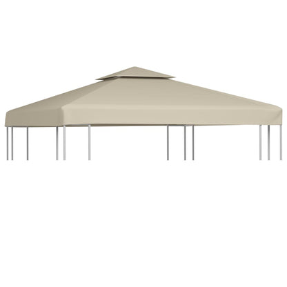 Telo di Ricambio per Gazebo 310g/m² Beige 3x3m - homemem39