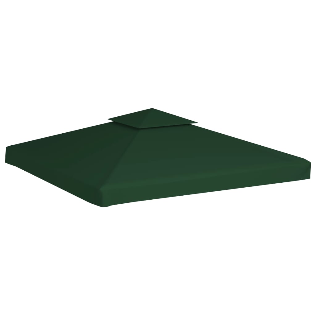 Telo di Ricambio per Gazebo 310g/m² Verde 3x3m - homemem39