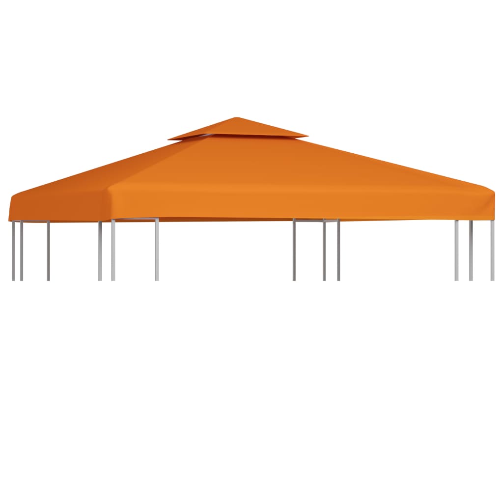 Telo di Ricambio per Gazebo 310g/m² Arancione 3x3m - homemem39