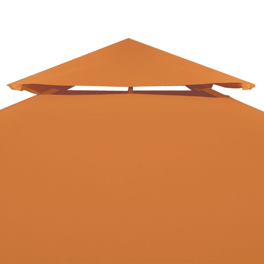 Telo di Ricambio per Gazebo 310g/m² Arancione 3x3m - homemem39