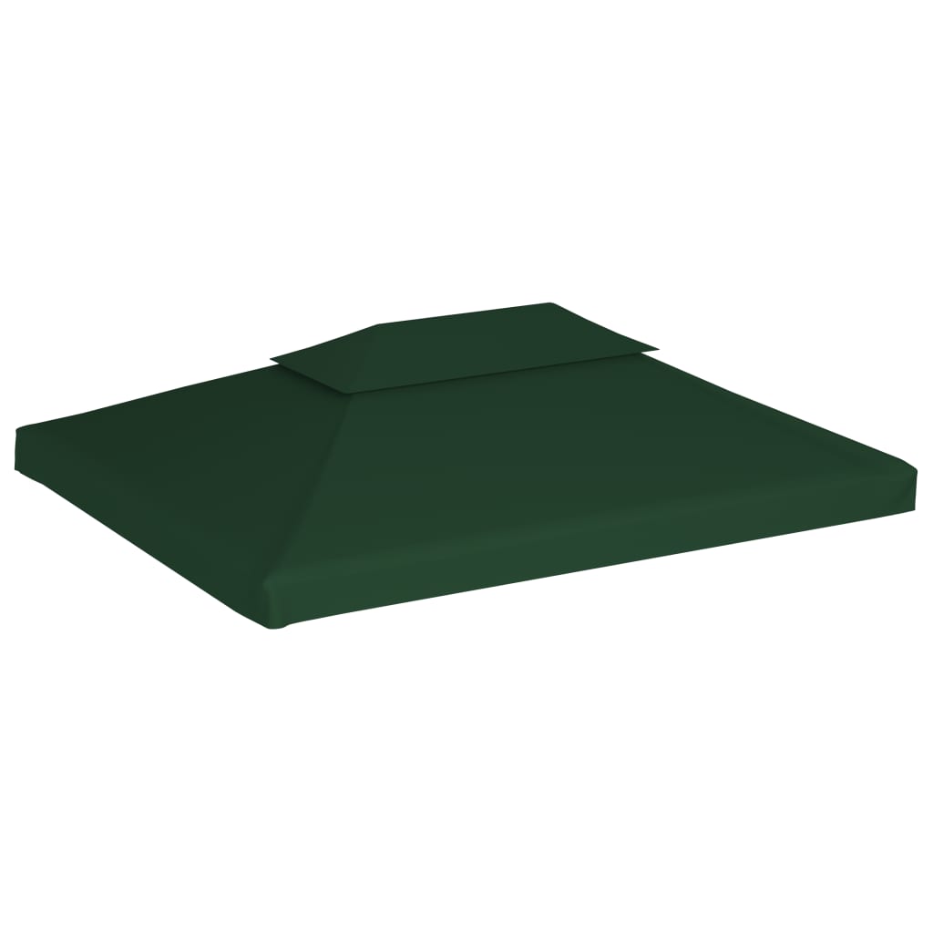 Telo di Ricambio per Gazebo 310g/m² Verde 3x4m - homemem39