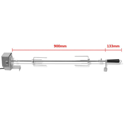 Spiedo con Motore Professionale in Acciaio 900 mm - homemem39