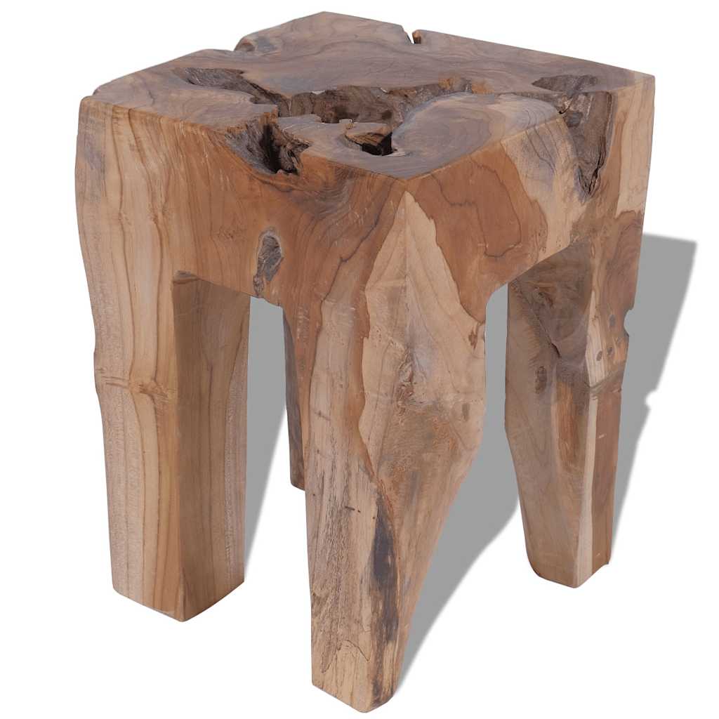 Sgabello in Legno Massello di Teak - homemem39