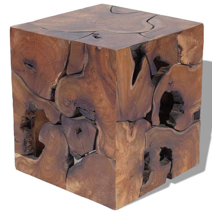 Sgabello in Legno Massello di Teak - homemem39