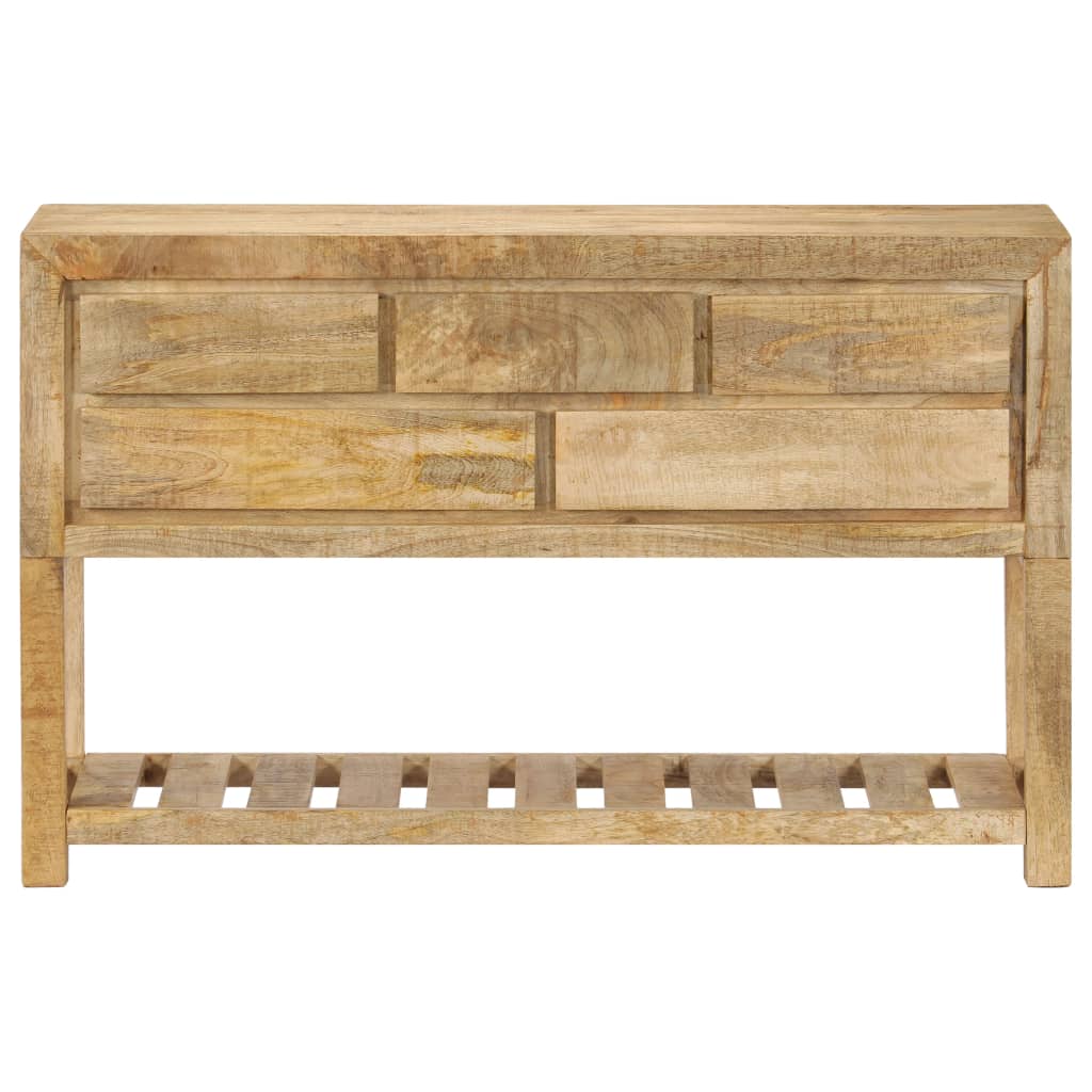 Credenza 120x30x75 cm Legno Massello di Mango - homemem39