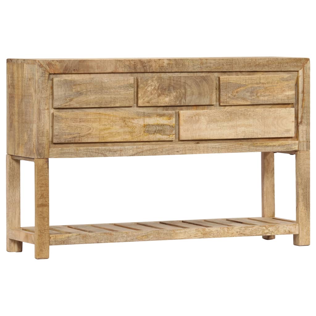 Credenza 120x30x75 cm Legno Massello di Mango - homemem39