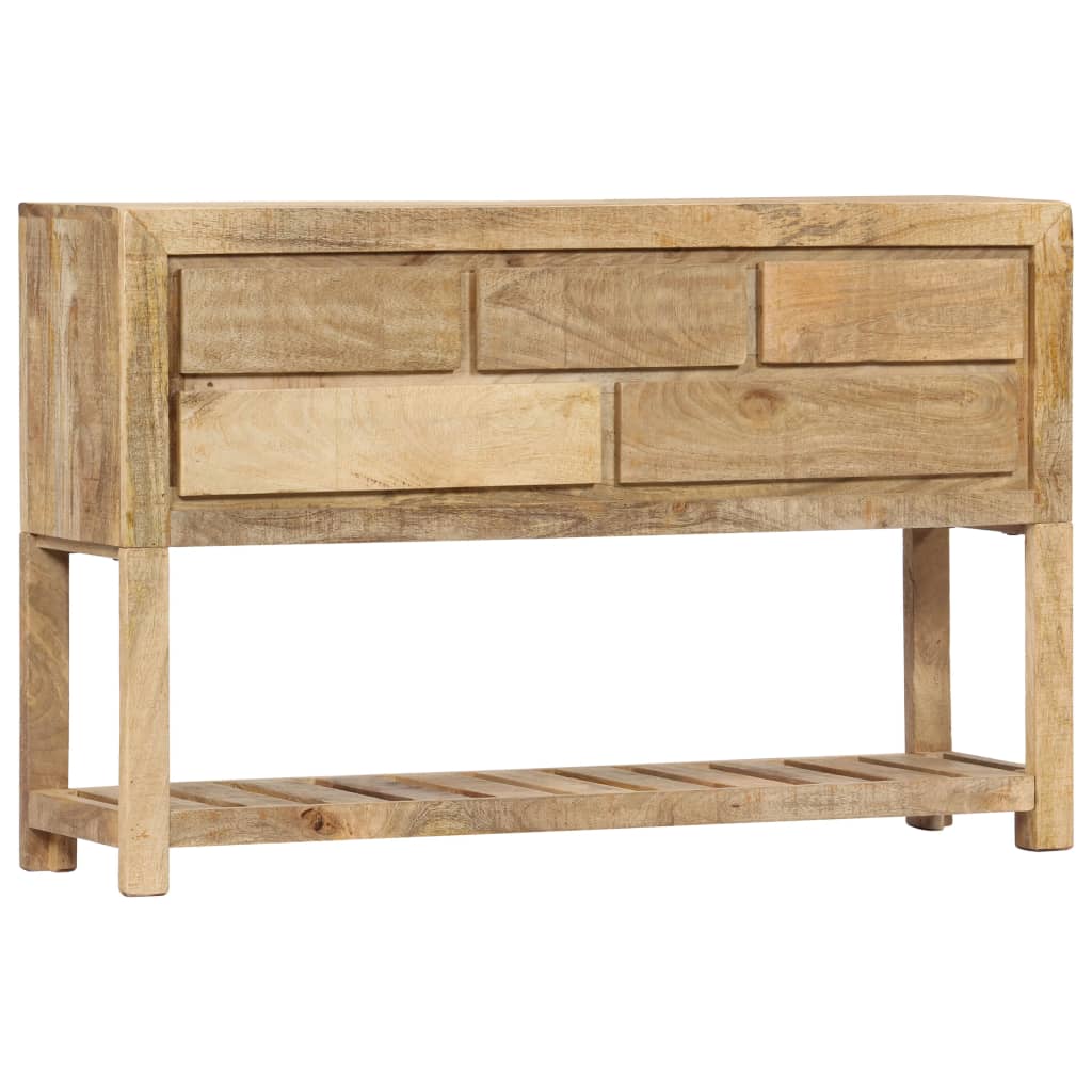 Credenza 120x30x75 cm Legno Massello di Mango - homemem39