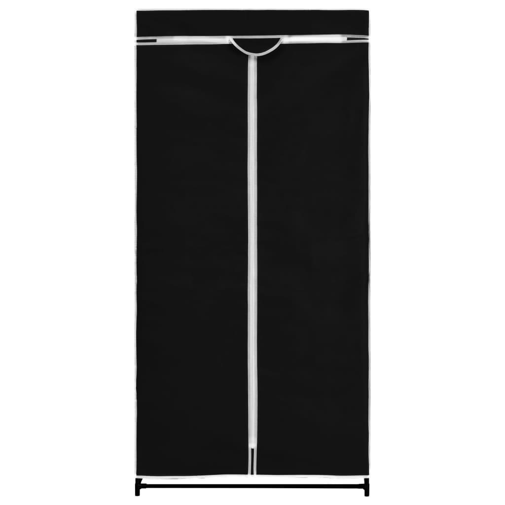 Armadio Nero 75x50x160 cm - homemem39