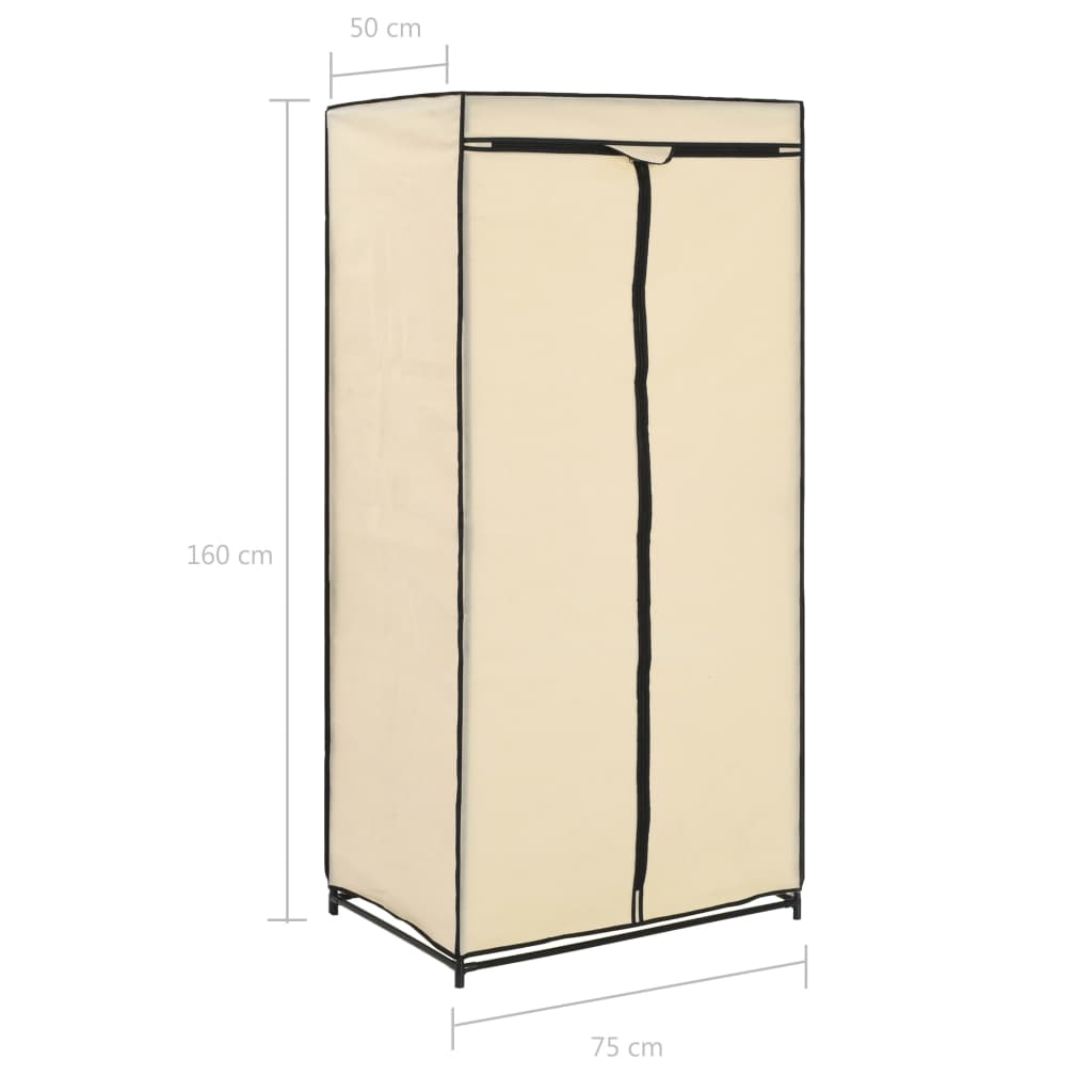 Armadio Crema 75x50x160 cm - homemem39