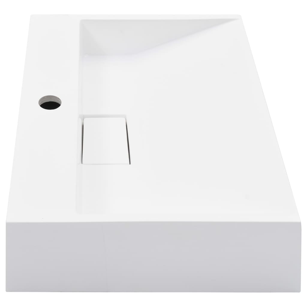 Lavandino 50x38x13 cm Blocco in Marmo/Minerale Bianco - homemem39