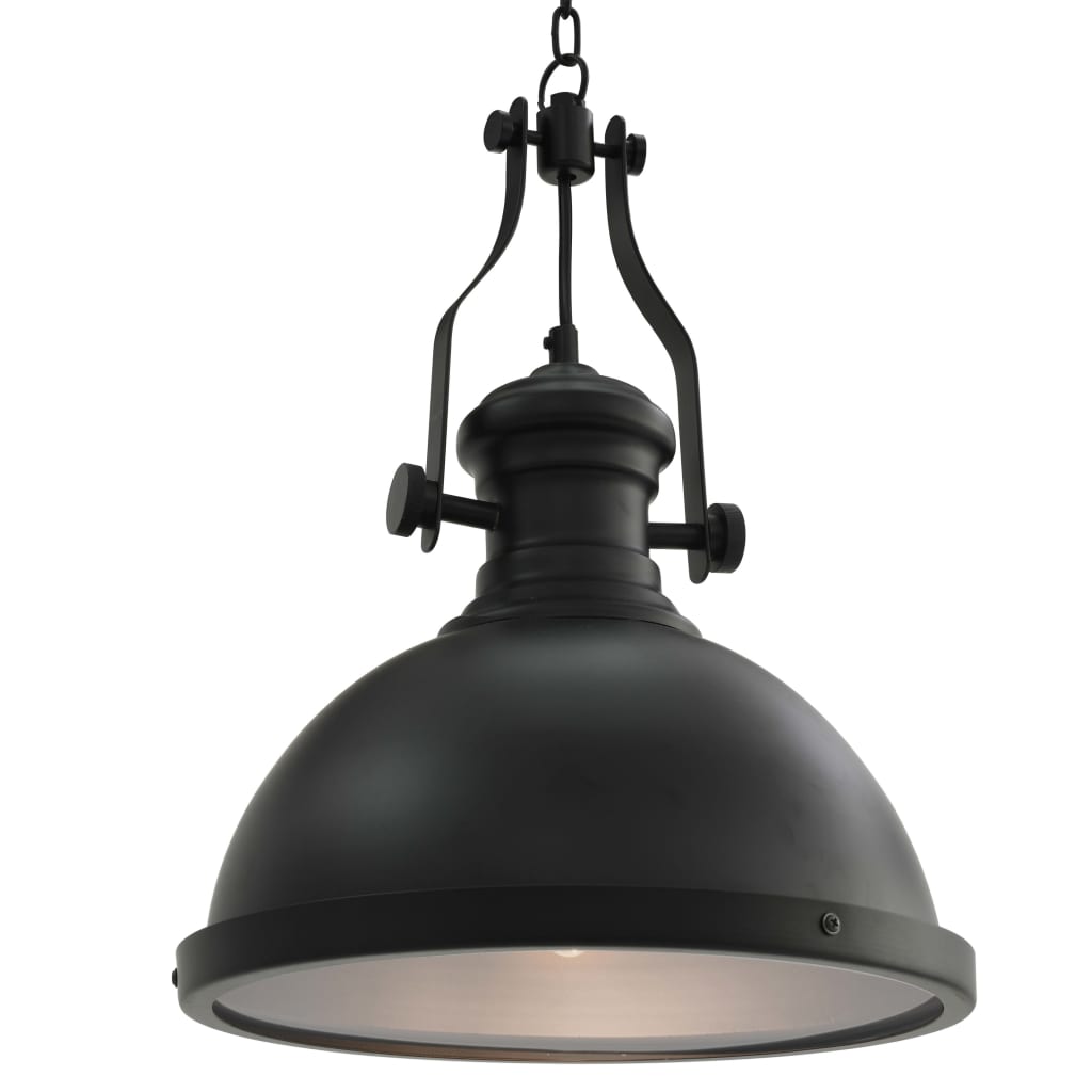 Lampada da Soffitto Nera Rotonda E27 - homemem39