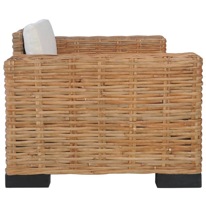 Poltrona con Cuscini in Rattan Naturale - homemem39