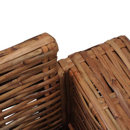 Poltrona con Cuscini in Rattan Naturale - homemem39