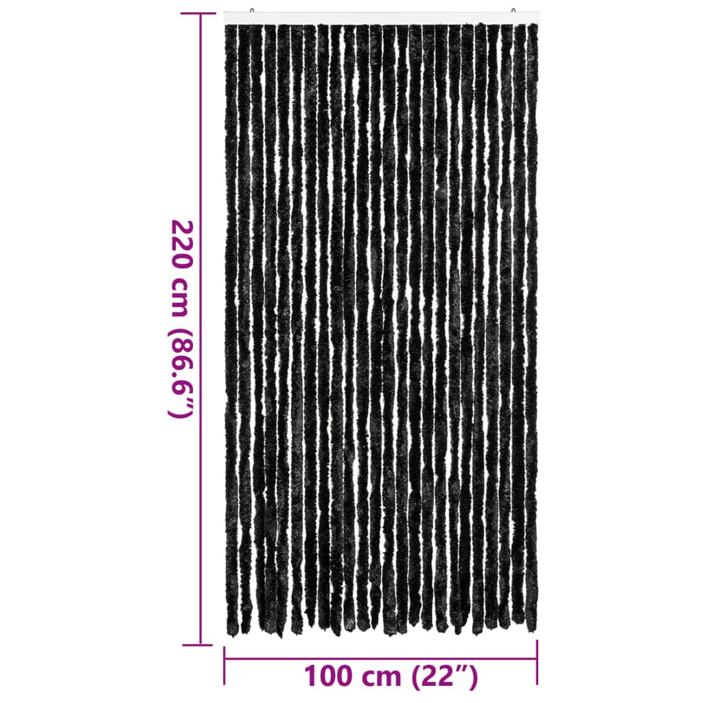 Zanzariera Antracite 100x220 cm Ciniglia - homemem39