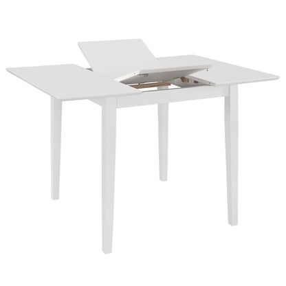 Set da Pranzo 3 pz in MDF Bianco - homemem39