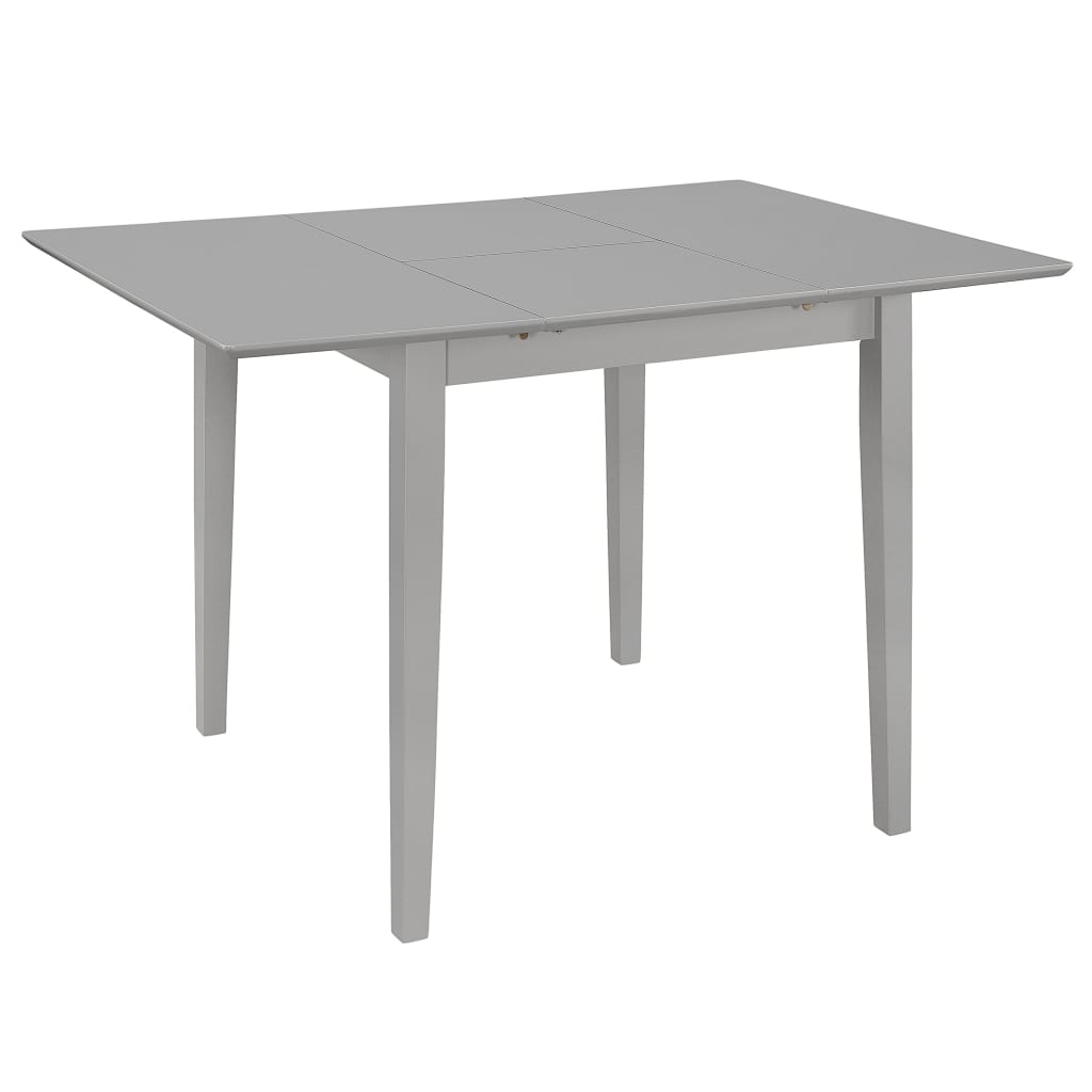 Set da Pranzo 3 pz in MDF Grigio