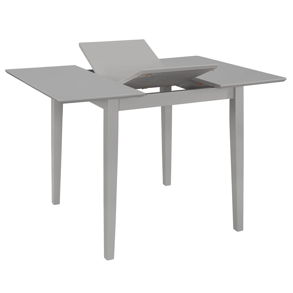 Set da Pranzo 3 pz in MDF Grigio