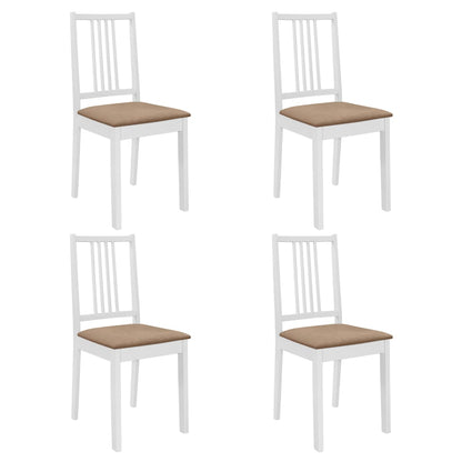 Set per Sala da Pranzo 5 pz in MDF Bianco - homemem39