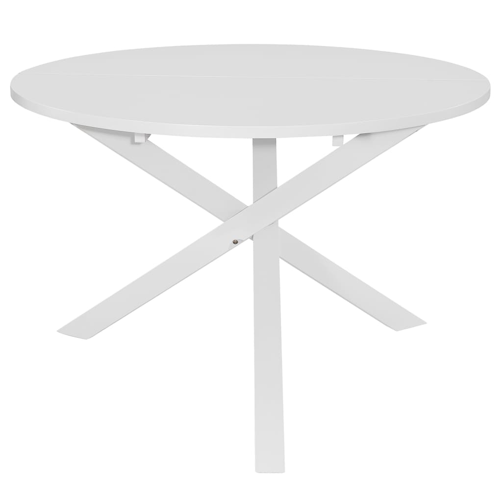 Set per Sala da Pranzo 5 pz in MDF Bianco - homemem39