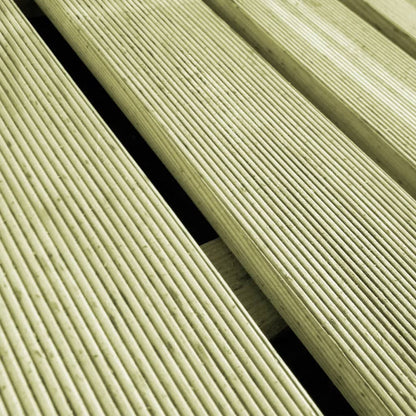 Piastrelle per Decking 24 pz 50x50 cm in Legno Verde