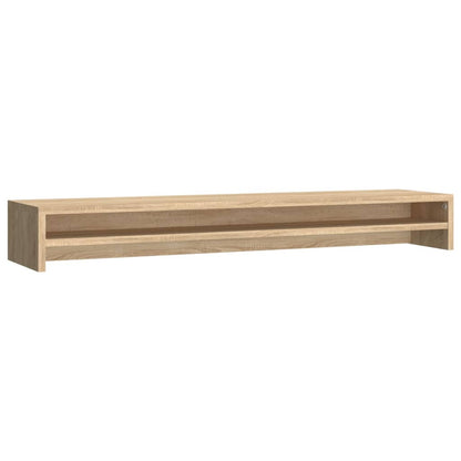 Supporto Monitor Rovere Sonoma 100x24x13 cm Legno Multistrato