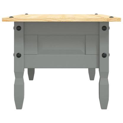 Tavolino Caffé Pino Messicano Corona Range Grigio 100x55x44 cm - homemem39