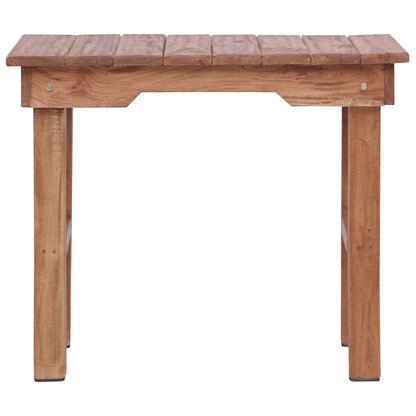 Tavolino da Salotto 70x35x60 cm in Legno Massello di Mogano - homemem39