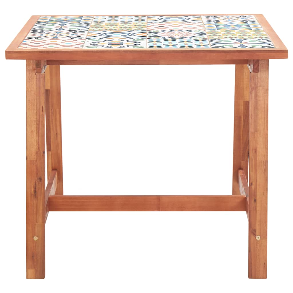 Tavolo da Pranzo da Giardino 88x88x75 cm Legno Massello Acacia - homemem39