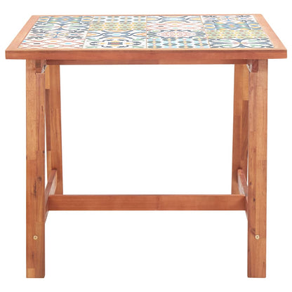 Tavolo da Pranzo da Giardino 88x88x75 cm Legno Massello Acacia