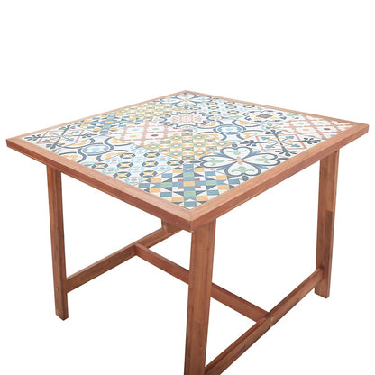 Tavolo da Pranzo da Giardino 88x88x75 cm Legno Massello Acacia