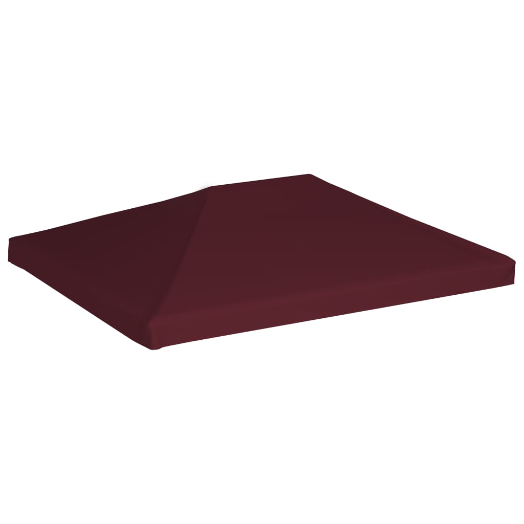 Copertura Superiore per Gazebo 310g/m² 3x4m Bordeaux - homemem39