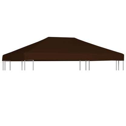 Copertura Superiore per Gazebo 310 g/m² 3x4 m Marrone - homemem39