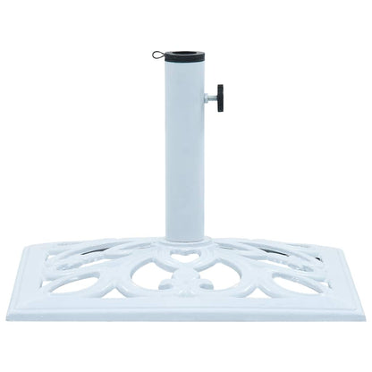 White Umbrella Base 12 kg 49 cm in Cast Iron