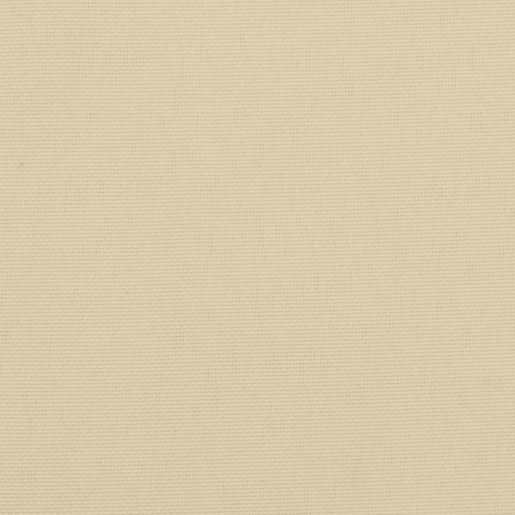 Cuscini per Sedie 4 pz Beige 120x50x3 cm in Tessuto - homemem39