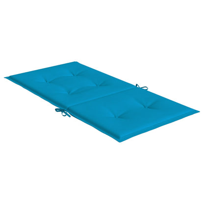 Cuscini per Sedia 2 pz Blu 100x50x3 cm in Tessuto Oxford - homemem39