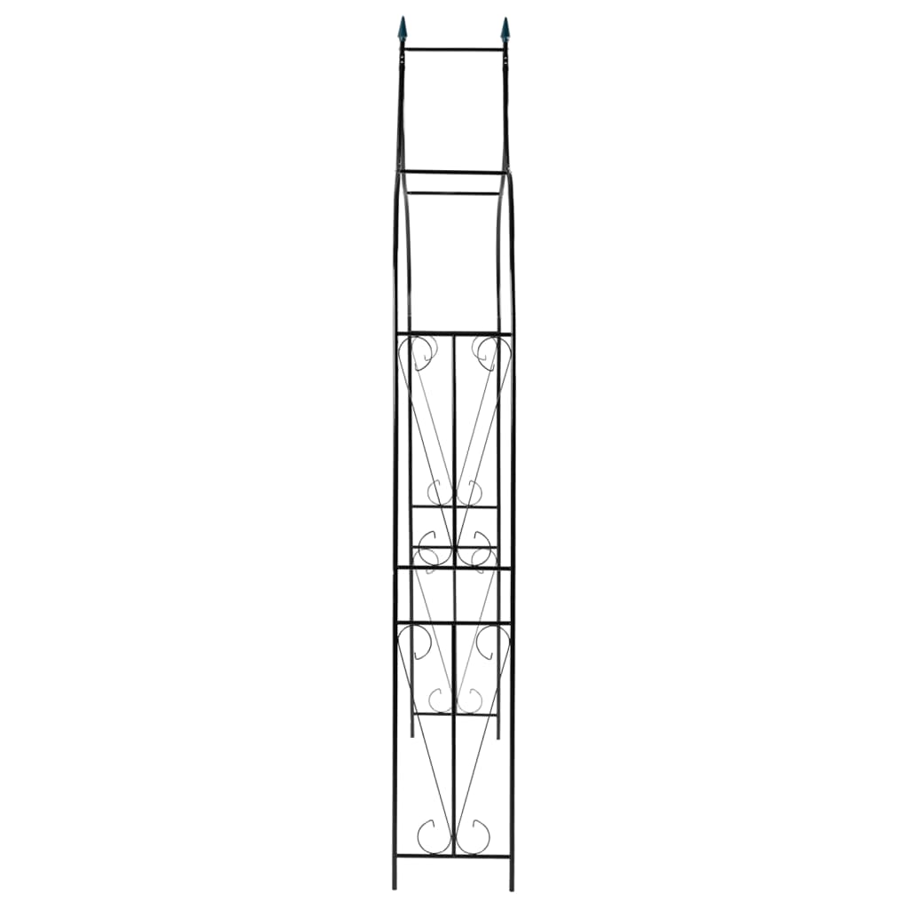 Arco da Giardino Verde Scuro 120x38x258 cm in Ferro - homemem39