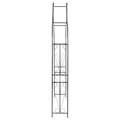 Arco da Giardino Verde Scuro 120x38x258 cm in Ferro - homemem39