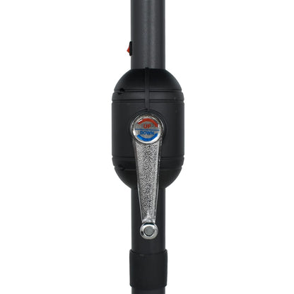 Ombrellone con Luci a LED e Palo in Alluminio 270 cm Antracite - homemem39