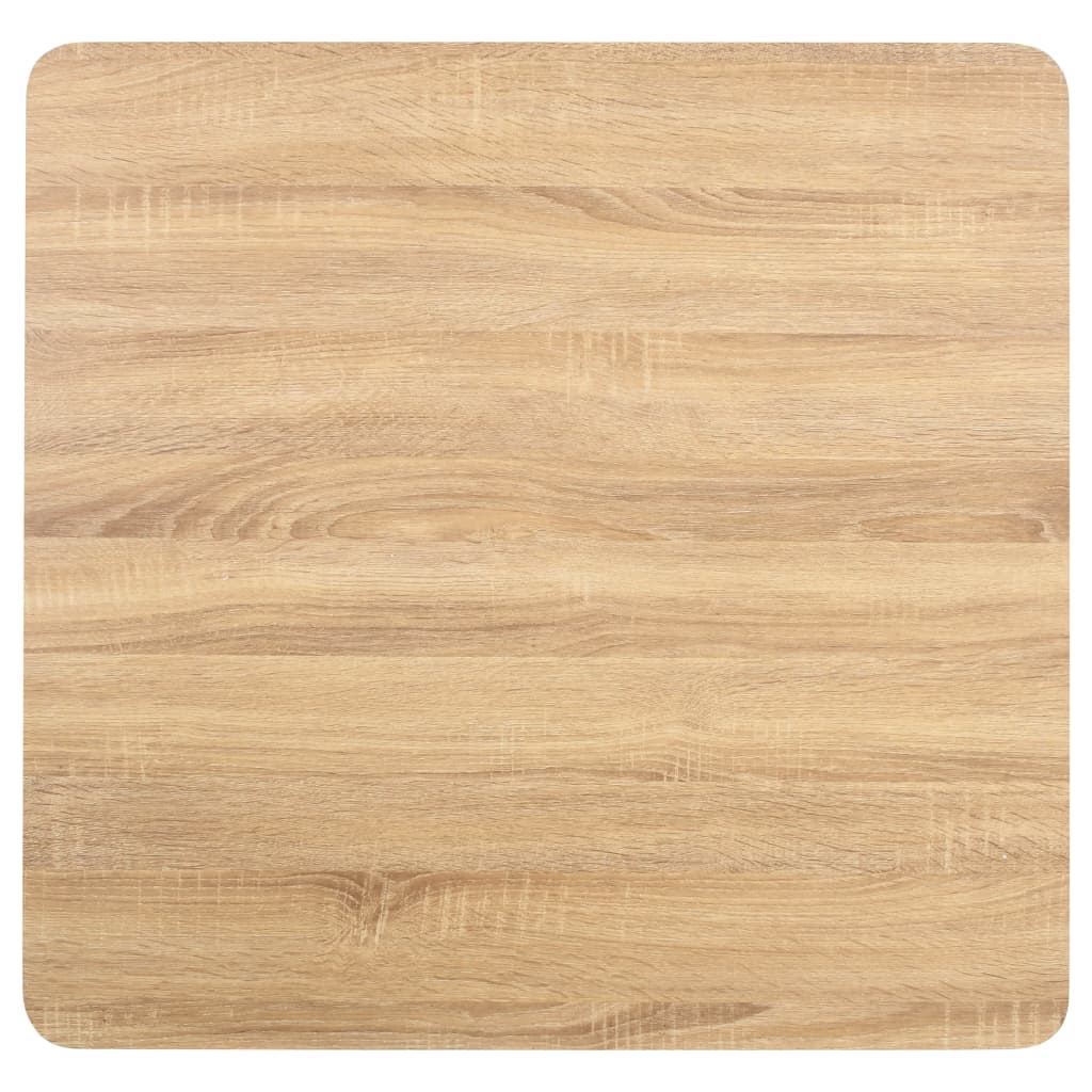 Tavolo da Bistrot Marrone Chiaro 80x80 cm in MDF - homemem39