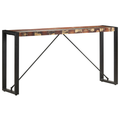 Tavolo Consolle 150x35x76 cm in Legno Massello di Recupero - homemem39