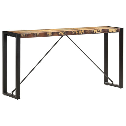 Tavolo Consolle 150x35x76 cm in Legno Massello di Recupero - homemem39