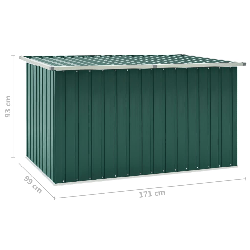 Baule da Giardino Verde 171x99x93 cm - homemem39