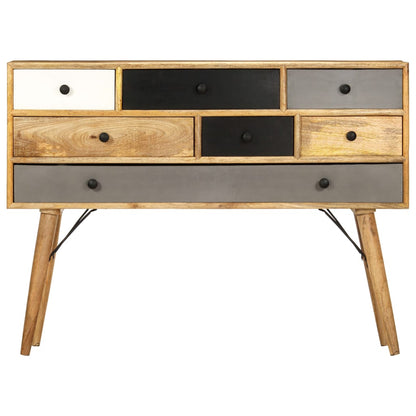 Credenza 110x30x82 cm in Legno Massello di Mango - homemem39