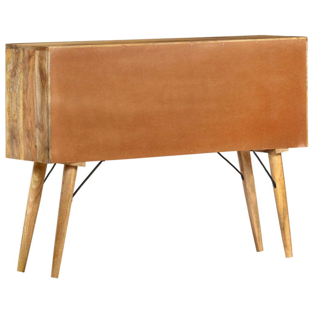 Credenza 110x30x82 cm in Legno Massello di Mango - homemem39