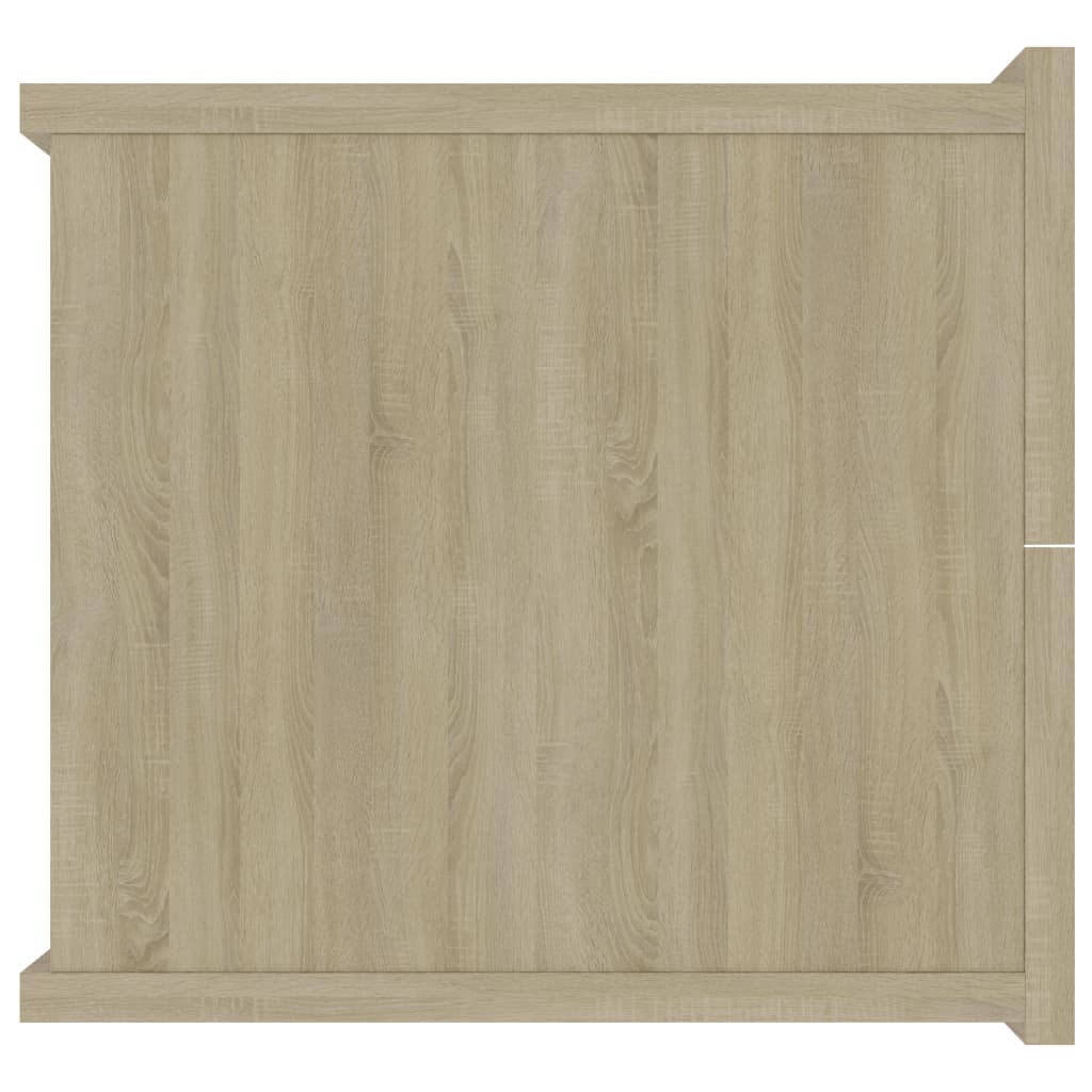 Comodino Rovere Sonoma 40x30x30 cm in Legno Multistrato