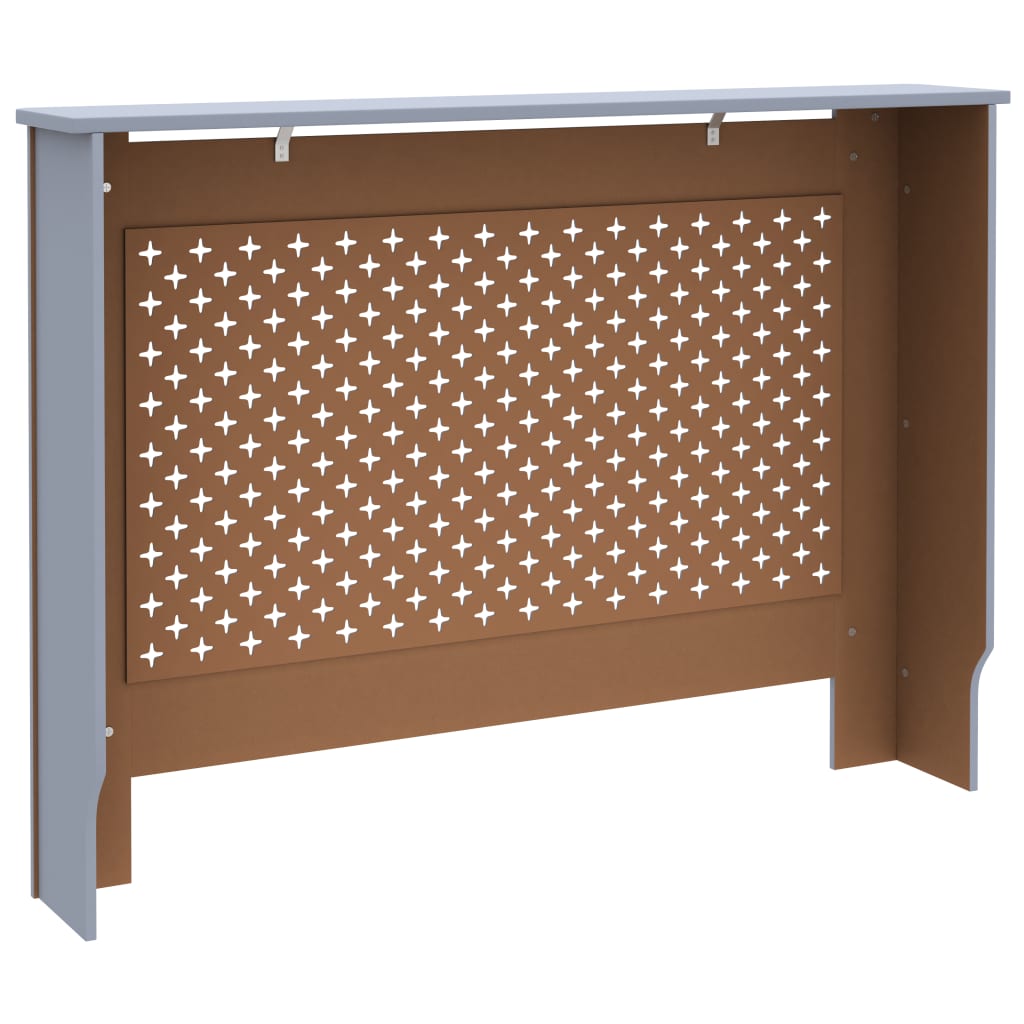 Copertura per Radiatore Antracite 112x19x81 cm in MDF - homemem39