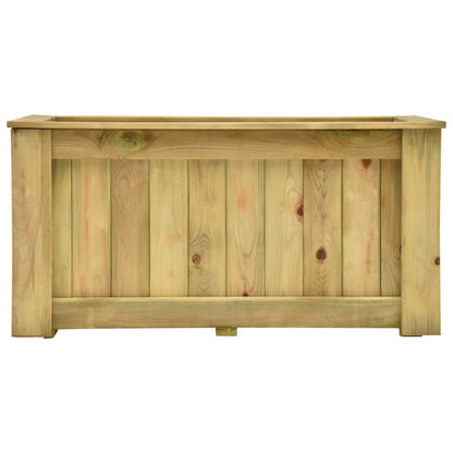 Fioriera Rialzata 100x50x50 cm in Legno di Pino Impregnato - homemem39