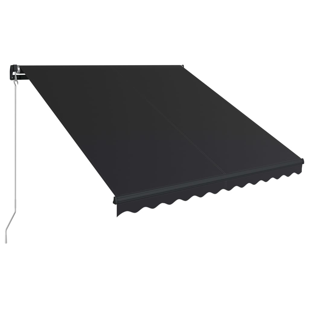 Tenda da Sole Retrattile Manuale 300x250 cm Antracite